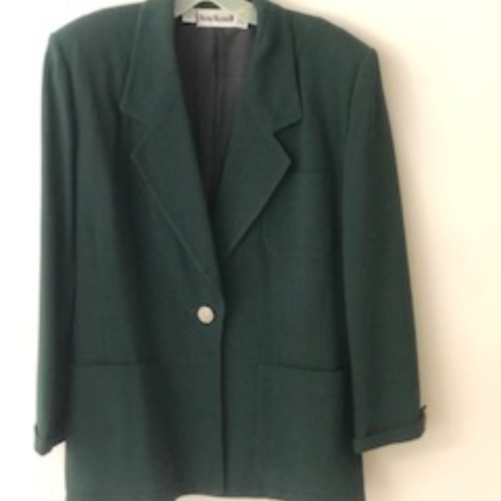 Vintage Anne Klein Pure Wool Blazer